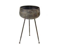 Elk Kyoto Tripod Vessel Vase, Metall, Etruscan Bronze