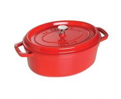 Staub Ovale Cocotte 8.5-quart cherry