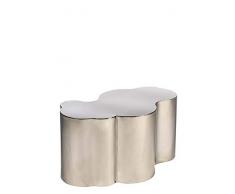 Statements by J S5111S Kate Coffee Table in Silver, 16 Inch Tall, Gray