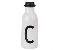 Design Letters to Go Trinkflasche, Plastik, weiß, 0,5 l