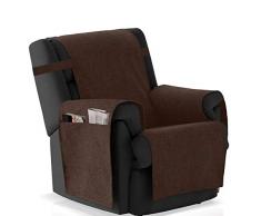 Bartali Sesselbezug Pharma, 42% Baumwolle, 58% Polyester, Braun, 1 Quadratisch