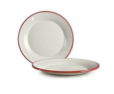 IBILI Dessertschalen Bordeaux 18 cm, Porzellan, Weiß, One Size