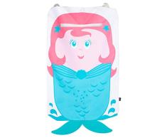 MCBKGZ Wäschesack Meerjungfrau, 34 x 23 cm, Blau