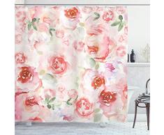 ambesonne Polyester-Decor Kollektion-Badezimmer Dusche Vorhang, Polyester 100 % Polyester, Mehrfarbig 2, 69W x 84L