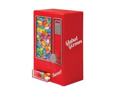 Global Gizmos Retro Style Sweet Automaten (Keine Batterien erforderlich), rot, 16 x 14 x 30 cm