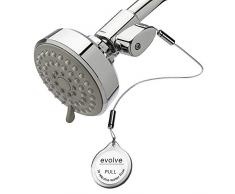 ShowerStart LLC Multifunction Shower Head + ShowerStart TSV 1.5gpm Duschkopf, poliertes Chrom, 1.5 gpm