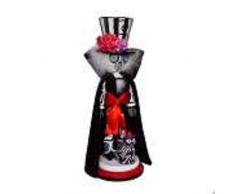 Kurt S. Adler 16-Inch Hollywood Day of The Dead Nutcracker Nussknacker, Mehrfarbig
