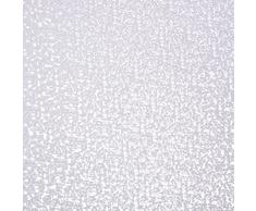 Fensterfolie statisch Vitrostatic Pailetten Sichtschutz Folie, PVC, ohne Phthalate, transparent, 67,5cm x 1,5m, 200µm (Stärke: 0,2mm), Venilia 53248
