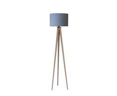 Studio Zappriani Stehleuchte Model Shades, Textur, E27, 60 W, Grau, 50x160cm, 2 Einheiten