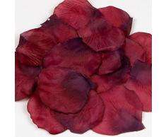 Mopec A204.24 Rosenblätter, Granat, Beutel mit 144 Stück, Stoff, mehrfarbig, Einheitsgröße