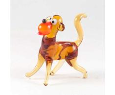 EE Glass Glasfigur AFFE klein mundgeblasen Kunst Sammelfiguren