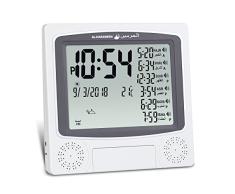 Muslim Digital Azan Alarm Tisch Uhr ha-4010 227*32*215mm Grau
