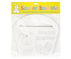 Neviti Easter Craft Papierkörbchen für Ostereier zum Ausmalen