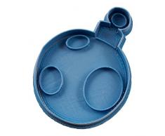 Cuticuter Weihnachtskugel Ausstechform, Blau, 8 x 7 x 1.5 cm