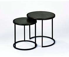Lambert Taku Beistelltisch 2er Satz, Bronze/schwarz, One Size