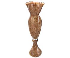 JOZEFINA ATELIER Manhattan 52J Vase, Glas, Braun/Gold