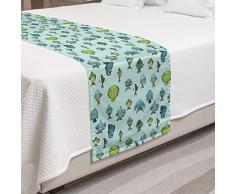 Lunarable Bettläufer, mehrfarbig King Blaugrün