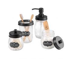 Pocono Homeware Co. Einmachglas Badezimmerset
