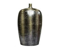 Benzara Keramikvase, dekorativ, Breite Form, Mehrfarbig