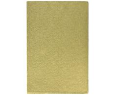 DECORA 0931708 RECHTECKIGE TORTENPLATTE Gold cm 20X30 X1,2H