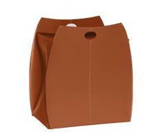 Gavemo PBAL50CC0011 Wäschekörbe, Leder, Braun, Grande