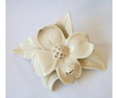Lenox Darling Dogwood Flower Porzellanfigur Elfenbeinfarben