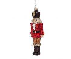 Abbott Collection Nussknacker Ornament 12,7 cm H, rot