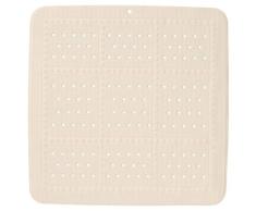 Sealskin Unilux Duscheinlage, Sicherheitseinlage für Badewanne und Dusche, Farbe: Beige, Größe: 55x55 cm