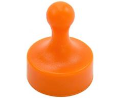 First4magnets F4MSOJU-1 Orange Jumbo Skittle Magnete - Büro & Kühlschrank (29mm Durchmesser x 38mm hoch) (Pack 1), silver, 25 x 10 x 3 cm