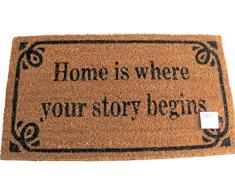 La Finesse Fußmatte aus Kokosfaser und PVC, One Size