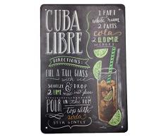 AIQIBAO Aikibao Kaffee-Metallschild, Vintage-Wanddekoration, für lustige Küche, Essen, Bar, Pub, 30,5 x 20,3 cm 11