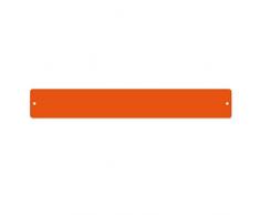 First4magnets TF-TZ2004 Kleine rechteckige Magnettafel / Strip c/w 6 Magnete, Metall, silber, 40 x 20 x 5 cm