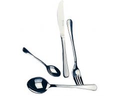 Dessertgabel Marlene 18,5 cm Silberfarben Stahl - 12 Un.