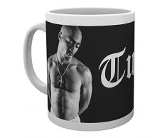 Tupac Kaffeebecher Cross weiß