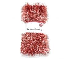 PepperLonely Peperlonely Weihnachtsgirlande mit Lametta, ca. 91 cm 1#