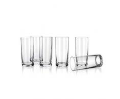 Banquet Degustation Longdrinkgläser Gläser, Weiß, 21,5 x 15 x 16 cm