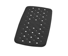 RIDDER Promo Badewanneneinlage, 100% synthetischer Kautschuk (TPE = Thermoplastisches Elastomere), schwarz, ca. 36x71 cm