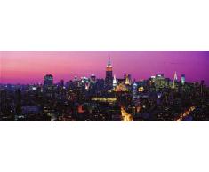 New York - Skyline by Night - Türposter XXL-Poster Foto Manhattan New York NYC - Grösse 158x53 cm