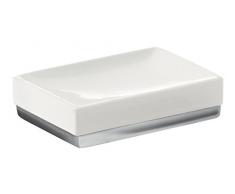 Gedy Lucy Seifenschale, Keramik, weiß, 8.2X12X3