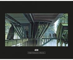 Komar Wandbild Star Wars Classic RMQ Endor Dock | Kinderzimmer, Jugendzimmer, Dekoration, Kunstdruck | ohne Rahmen | WB136-50x40 | Größe: 50 x 40 cm (Breite x Höhe)