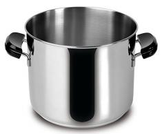 Lagostina Classico Schmortopf aus Edelstahl, Stahlgrau, 22 cm