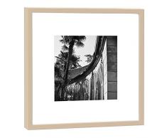 COGNOSCO - Fotografie im Holzrahmen: Orangerie Schloss Belvedere Weimar - Fotodruck - Format 27 x 27 cm - Rahmenfarbe beige - Hochwertiges Wandbild, Geschenkidee oder Souvenir aus Weimar