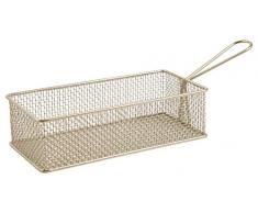 Villa dEste Home Tivoli die Küche Korb für Pommes, Eisen, Grau, 32 x 10 x 8 cm