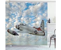 ambesonne Home Decor Kollektion, Badezimmer Dusche Vorhang-Sets mit Haken, Polyester, Multi 8, 69W x 75L