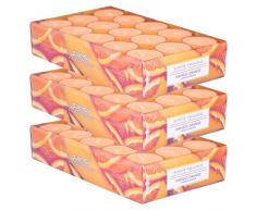 pajoma Duftteelicht Mango-Orange, 90 Stück (3 x 30er Pack) in Verschiedenen Düften erhältlich