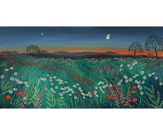 Jo Grundy WDC93319 Leinwandrucke, Mehrfarbig, 50 x 100cm