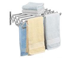 Ogrmar Handtuchhalter aus Edelstahl, platzsparend, zur Wandmontage, ausziehbar, große Kapazität, zum Aufhängen von Handtüchern