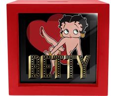 Spoontiques Betty Boop Shadowbox Bank, Rot