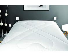 Soleil docre Bettdecke, weich, Polyester, 220 x 240 cm, Weiß