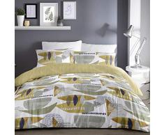Dreams & Drapes Saldana Bettdecke pflegeleicht, Ochre Yellow, King Size